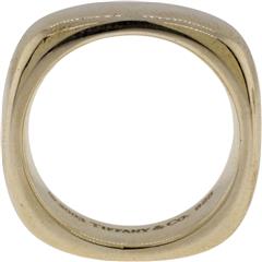 Tiffany & Co. Square Shaped 8mm Wide Band Ring Size 7